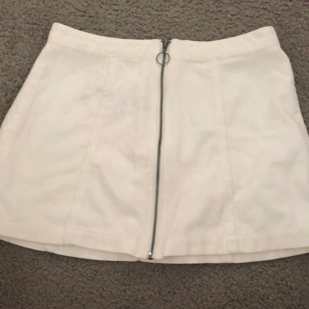 Forever 21  White corduroy Skirt